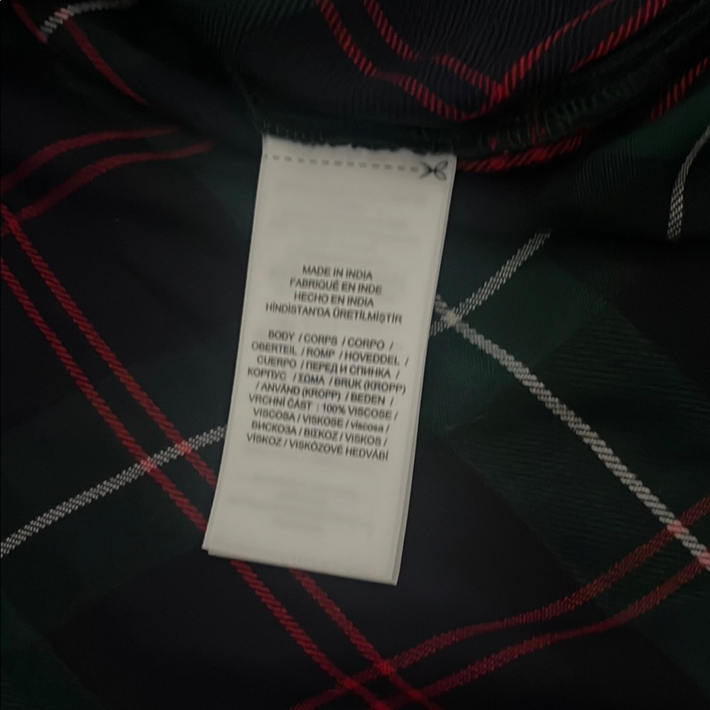 Ralph Lauren Dark Green and Red Plaid Shirt - Picture 7 of 7